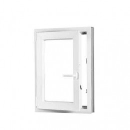 Kunststofffenster | 100x120 cm (1000x1200 mm) | weiß | Dreh-Kipp-Fenster |  links